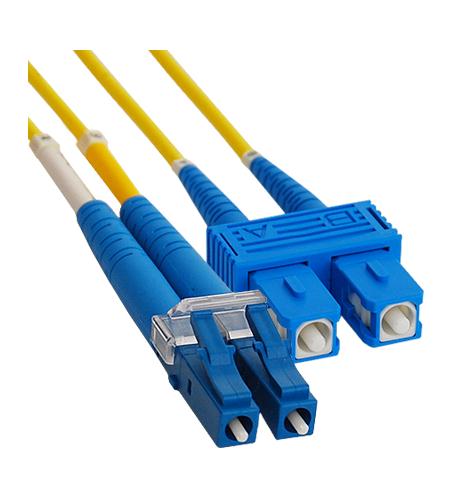 JUMPER, LC-SC, DUPLEX, SM, 5M