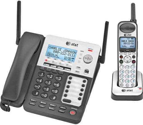 SynJ? SB67138 4-Line Corded/Cordless Small Business System
