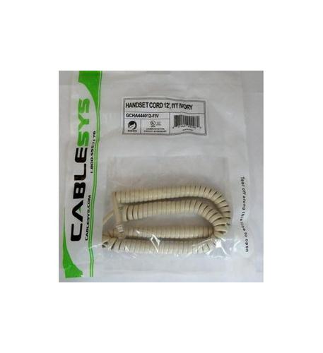 GCHA444025-FIV / 25' IVORY Handset Cord