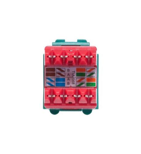 MODULE, CAT 6, EZ, GREEN