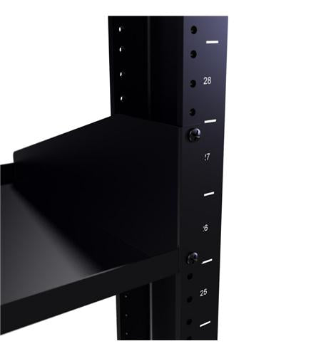 RACK SHELF, 10in DEEP SINGLE, 2 RMS