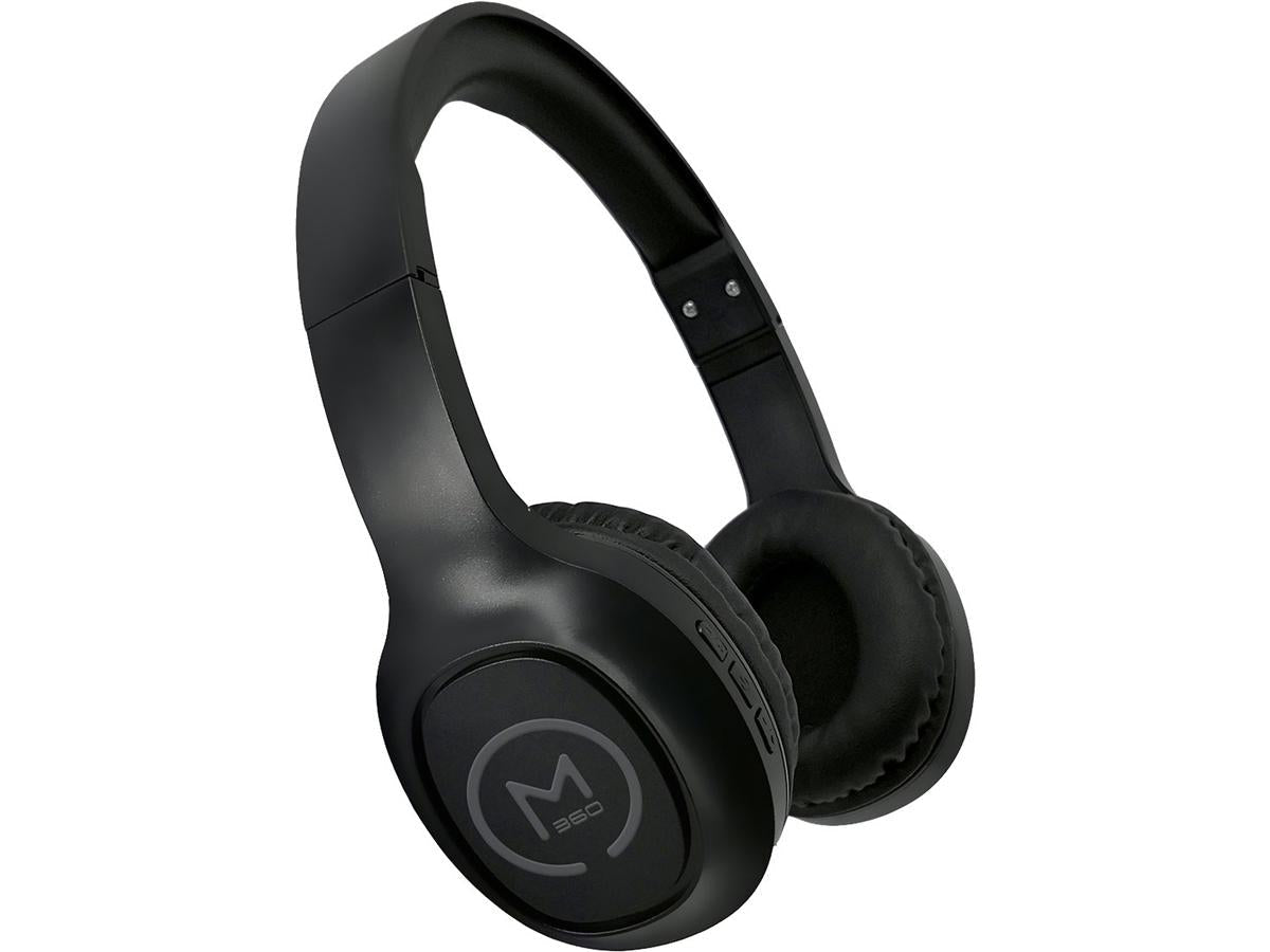 MORPHEUS 360 TREMORS WIRELESS ON-EAR HEADPHONES - BLUETOOTH 5.0 HEADSET WITH MICROPHONE STEREO WIREDWIRELESS 32 OHM BLACK HP4500B