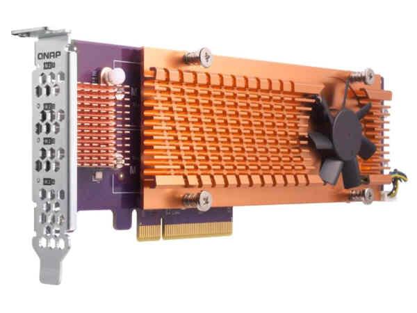 DUAL M.2 PCIE SSD EXPANSION CARD; SUPPORTS UP TO TWO M.2 2280/22110 FORMFACTOR M.2 PCIE (GEN3 X4) SSDS; PCIE GEN3 X8 HOST INTERFACE; LOW-PROFILE BRACK