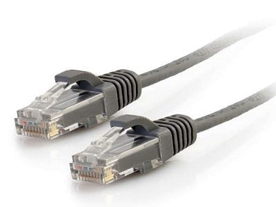 C2G 15FT CAT6A GRAY SLIM ETHERNET