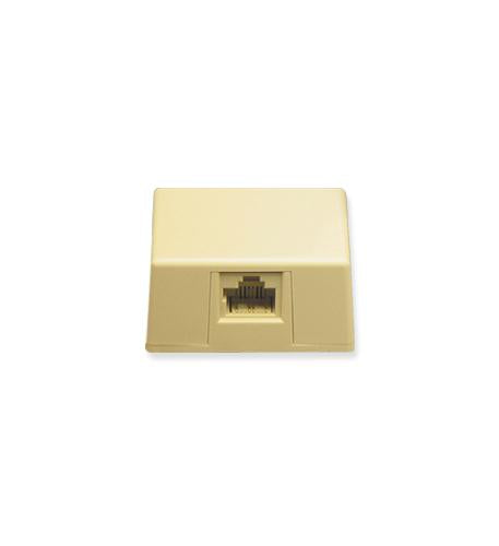 SURFACE MOUNT JACK 8P8C IVORY