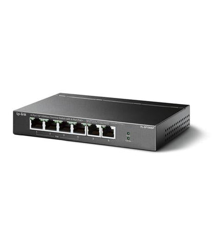6-Port 10/100Mbps Desktop Switch w/4PoE+