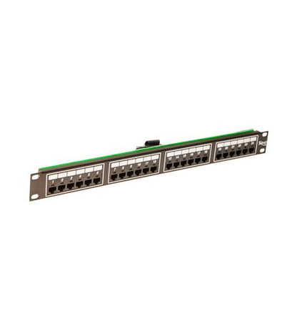 PATCH PANEL, TELCO, 8P2C, 24-PORT, 1 RM
