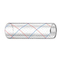 Trident Marine 5/8" x 50' Clear Reinforced PVC Hose Tubing Red  Blue Tracer [162-0586]