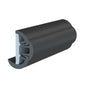 TACO SuproFlex Rub Rail Kit w/Flex Vinyl Overlay Insert - 2"H x 1-1/4"W x 80'L - Black w/Black Insert [V11-9993BBK80-2]