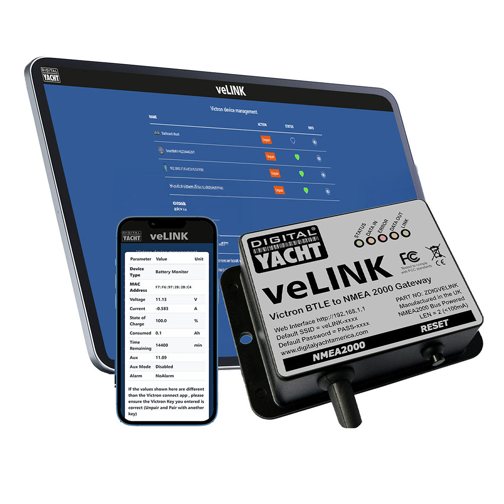 Digital Yacht veLink Victron BLE to NMEA 2000 [ZDIGVELINK]