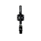 Powerwinch Select Series Jack - 1200lb, Weld-On, Single Wheel, Carbon Black [21400-J-1200-W1-B-R]