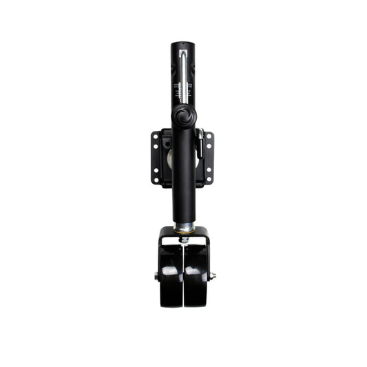 Powerwinch Select Series Jack - 1500lb, Weld-On, Double Wheel, Carbon Black [21400-J-1500-W2-B-R]