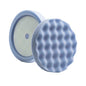 Lake Country Blue Finessing Waffle Pro Recessed Back Foam Pad 8" x 1.5" [WP-96800-LC]