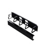 PANEL CABLE MGMT METAL RING AND COVER 2U