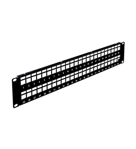 48 PORT BLANK PATCH PANEL 2U