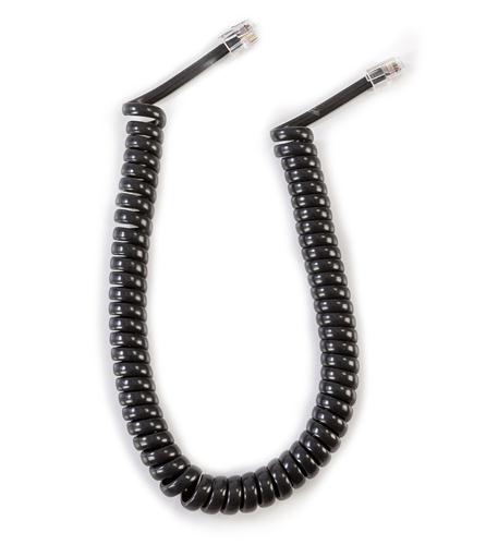 GCHA444006-FBK / 6' BLACK Handset Cord