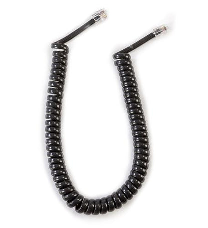 GCHA444006-FBK / 6' BLACK Handset Cord