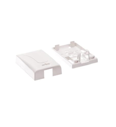 SURFACE MOUNT BOX, ELITE, 1-PORT, WHITE