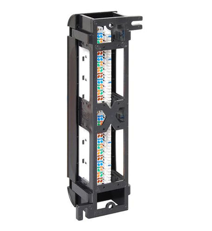 PATCH PANEL, VERTICAL, CAT 5E, 12-PORT