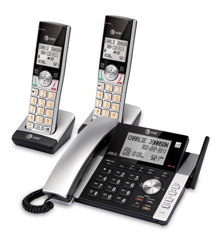 2 Handset Corded Cordless Answering Sys