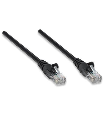 CAT5e BOOT PATCH CORD .5 FT BLACK