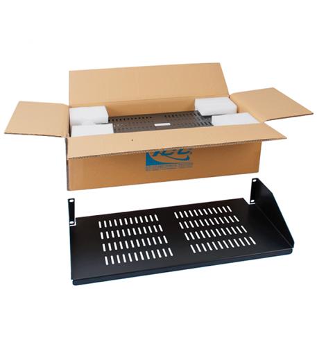 RACK SHELF, 10in SINGLE VENTED,2RMS, 2PK