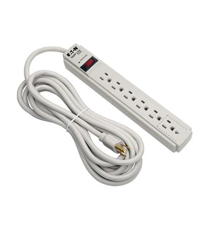 6 OUTLET SURGE STRIP 15' CORD