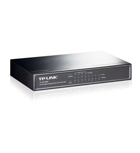8-port Gigabit Desktop Switch with 4-POE