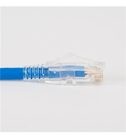 PATC CORD CAT6 CLEAR BOOT 25' BLUE