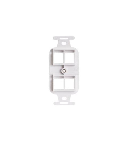 INSERT, ELECTRICAL, HD, 4-PORT, WHITE