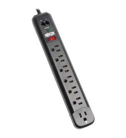7 OUTLET SURGE STRIP WITH RIGHT ANGLE
