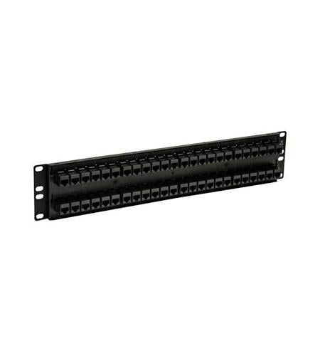 PATCH PANEL,CAT 6, FEED-THRU 48-P,2RMS