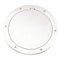 Beckson 6" Smooth Center Pry-Out Deck Plate - White [DP61-W]