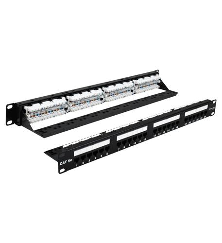 CAT5E PATCH PANEL 24 PORT