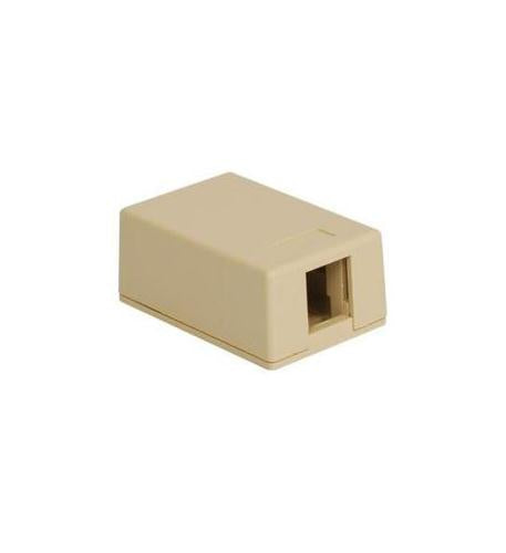 SURFACE MOUNT BOX, 1-PORT, 25PK, IV