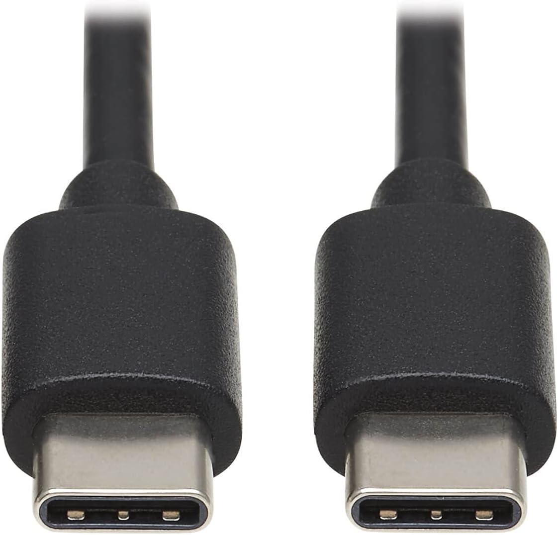 Eaton Tripp Lite Series USB-C 60W Device Charging Cable (M/M) - USB 2.0, Black, 3 ft. (0.91 m)