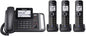 Panasonic KX-TG9582B + 1 KX-TGA950B 2-Line DECT 6.0 System 3-Way Conferencing Talking Caller ID Noise Reduction Corded/Cordless Combination Telephone