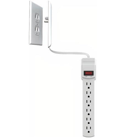 Sleek Socket 6 Outlet Surge Protector