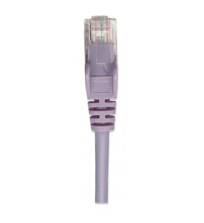 CAT5e BOOT PATCH CORD 10 FT PURPLE