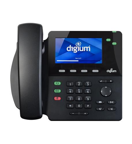 D60, 2-Line SIP w/HD, 4.3" color display