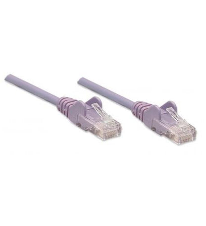 CAT5e BOOT PATCH CORD 10 FT PURPLE
