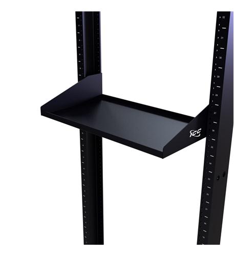 RACK SHELF, 10in DEEP SINGLE, 2 RMS
