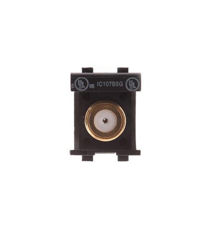 MODULE, F-TYPE, GOLD PLATED, BLACK