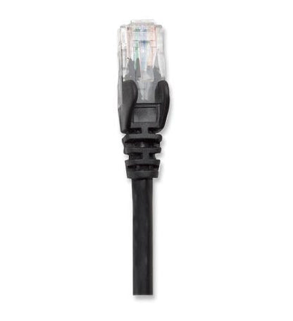 CAT5e BOOT PATCH CORD .5 FT BLACK