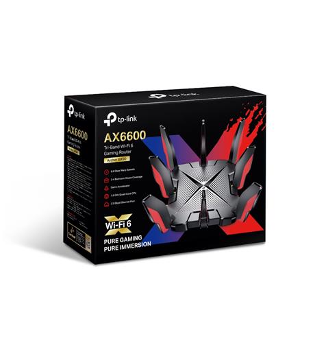 AX6600 WiFi 6 Tri-Band Gaming Router