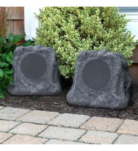 Bluetooth Outdoor Rock Speakers, Pair