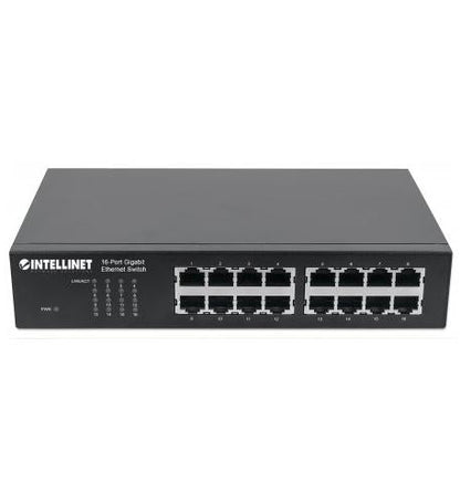 16 Port Rackmount/Desktop Metal Switch