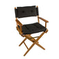 Whitecap Directors Chair w/Black Cushion - Teak [61041]