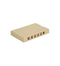 SURFACE MOUNT BOX, 12-PORT, IVORY