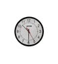 12in Round Clock, Black,Surface Mount24V